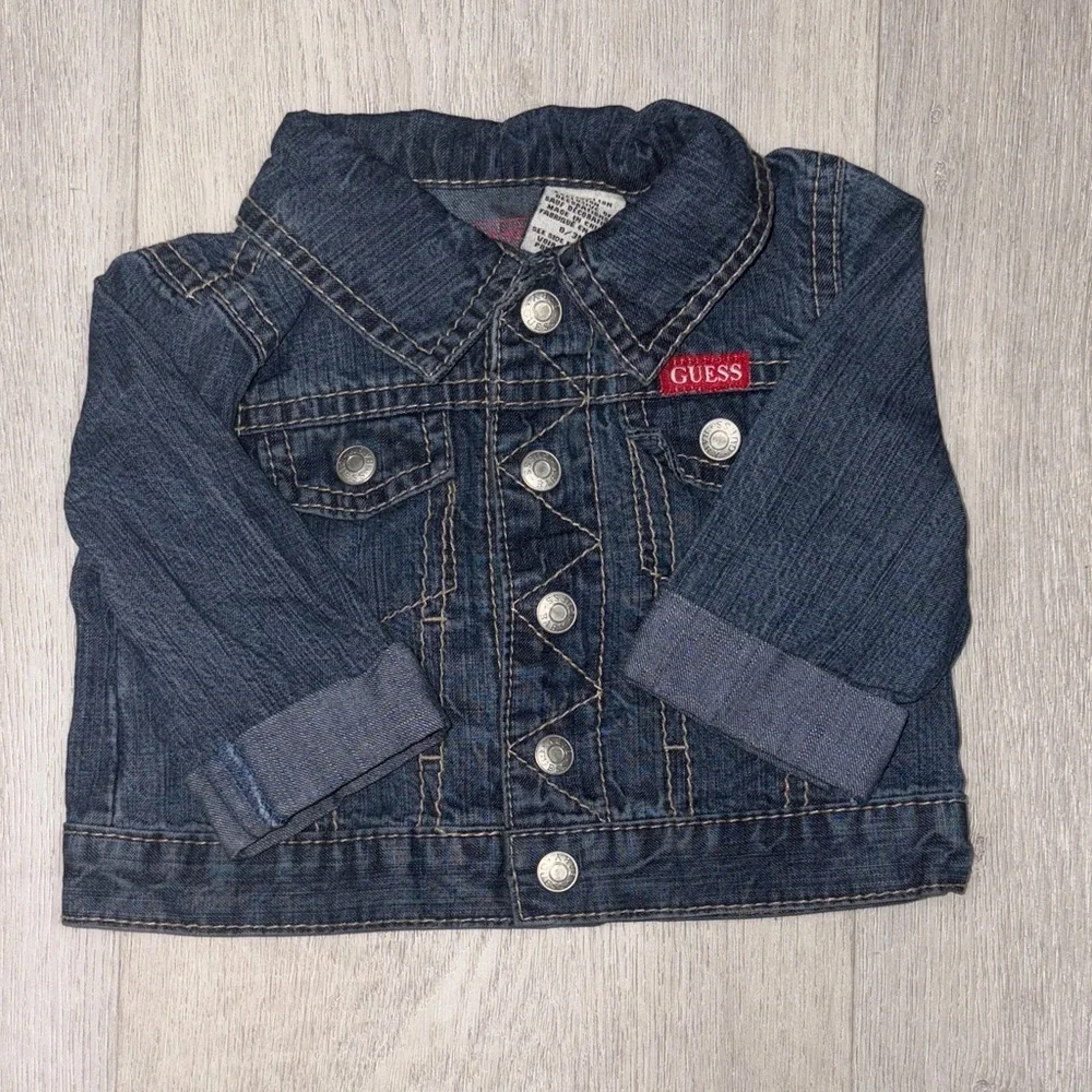 263. Guess Dark Blue Jean Jacket for Baby Size 0-3 Months